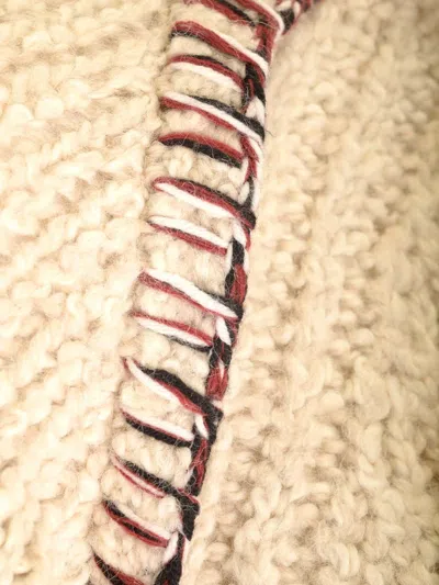 Durazzi Milano Chunky Knit Sweater Knitwear Beige