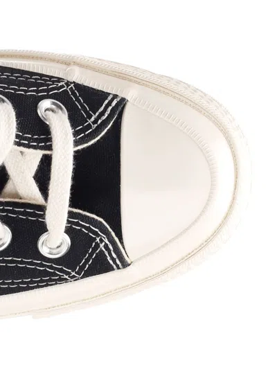 Comme Des Garçons Play Canvas Converse Sneakers Collaboration