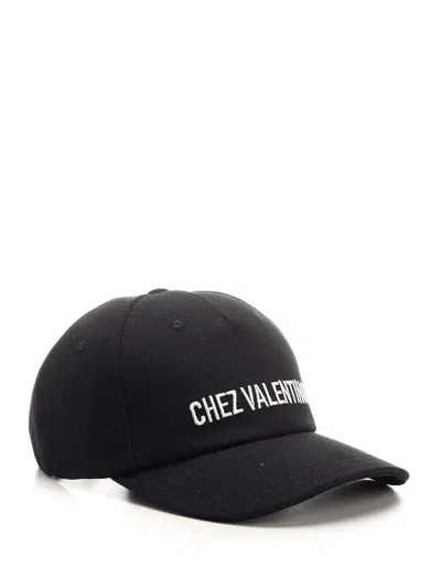 Valentino Cotton Baseball Cap With Embroidery