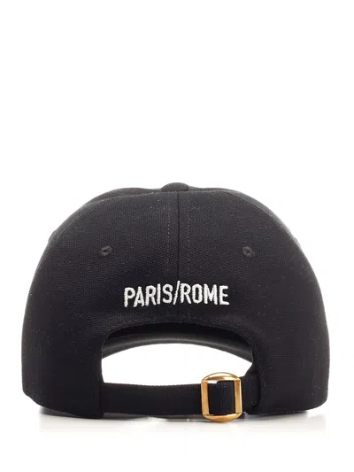 Valentino Cotton Baseball Cap With Embroidery
