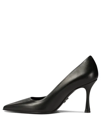 Sergio Levantesi Ella Pointed-toe Leather Pumps In Black
