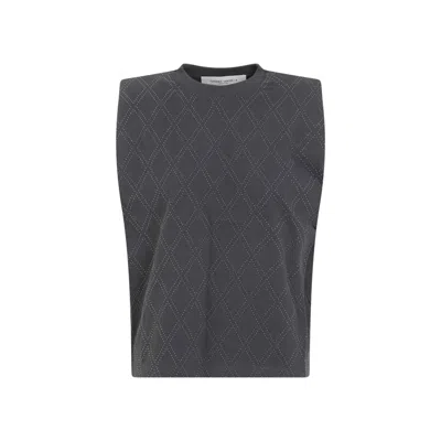 Golden Goose Anthracite Cotton T-shirt