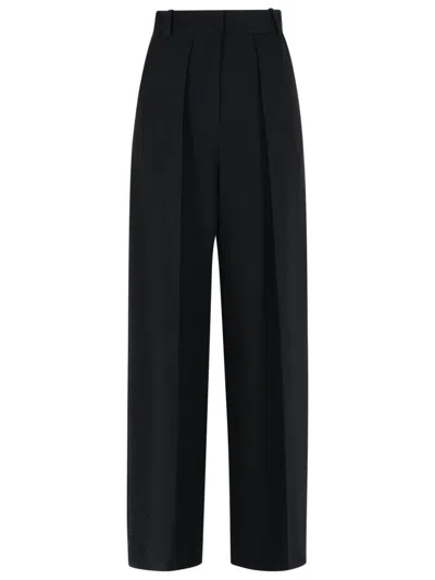 Khaite Satin Maris Tailored Trousers