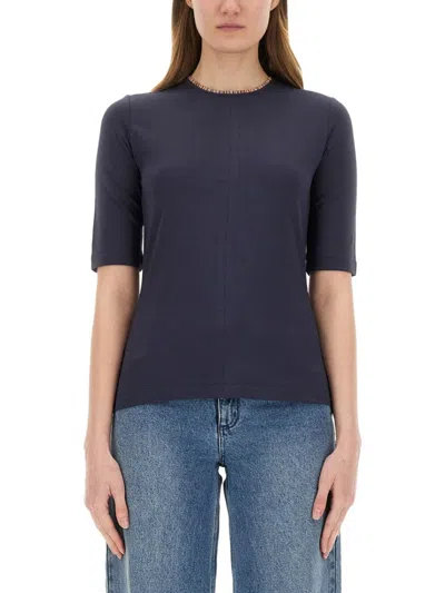 Paul Smith Slim-fit T-shirt With 3/4 Sleeves