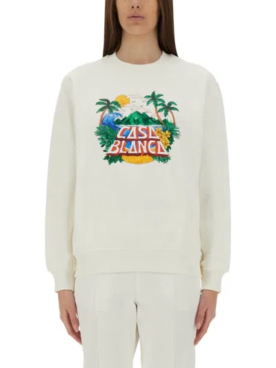 Casablanca Women Home Beach Wave Sweatshirt
