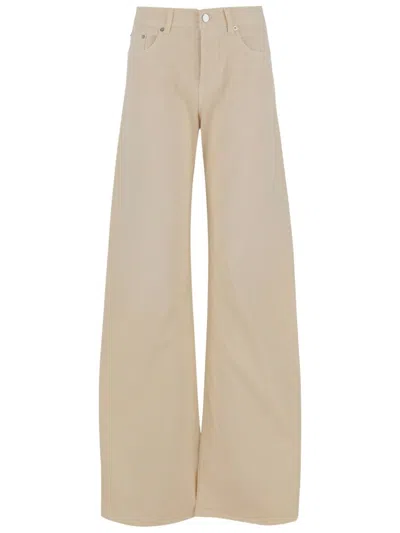 Armarium White Cotton Denim Jeans