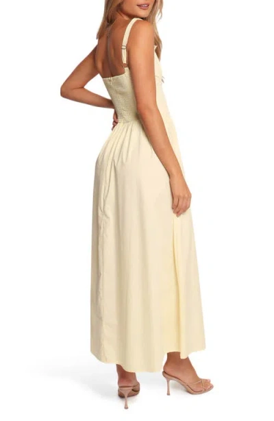Petal And Pup Petal & Pup Bellus Lace Trim Sleeveless Maxi Dress In Neutral