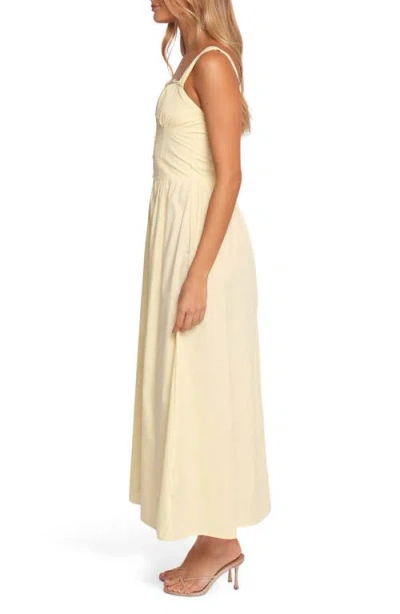 Petal And Pup Petal & Pup Bellus Lace Trim Sleeveless Maxi Dress In Neutral