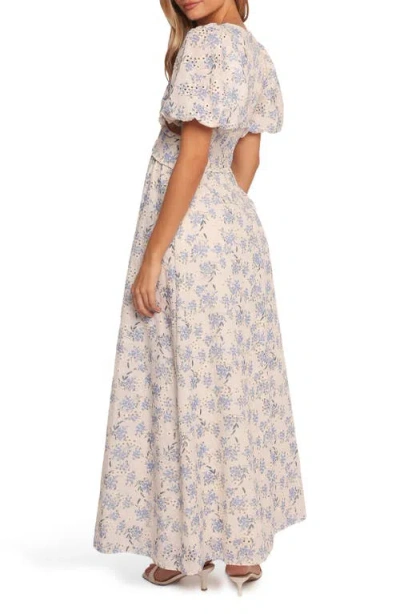 Petal And Pup Petal & Pup Jemima Floral Eyelet Cutout Maxi Dress In White
