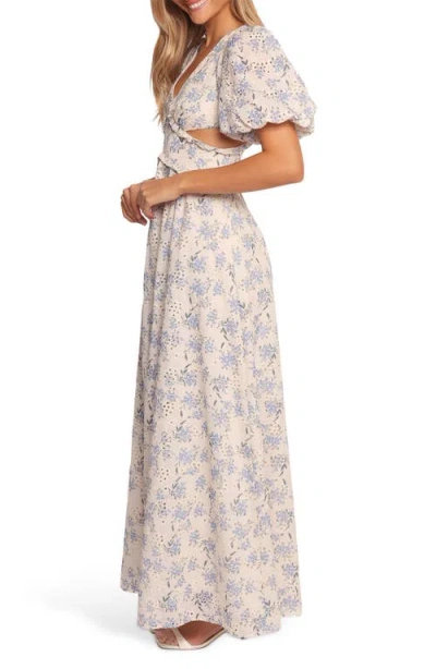 Petal And Pup Petal & Pup Jemima Floral Eyelet Cutout Maxi Dress In White