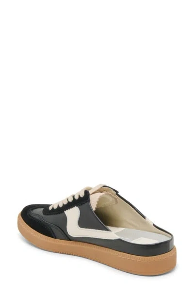 Dolce Vita Notice Slide Sneakers Black Suede In Black