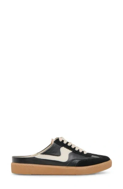 Dolce Vita Notice Slide Sneakers Black Suede In Black