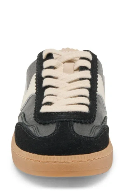 Dolce Vita Notice Slide Sneakers Black Suede In Black