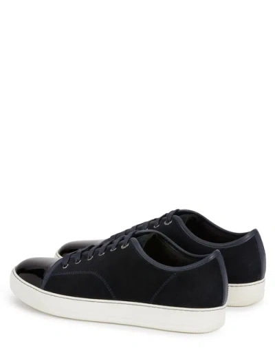 Lanvin Dbb1 Suede Sneakers In Multi