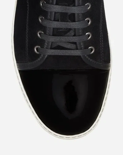 Lanvin Dbb1 Suede Sneakers In Multi