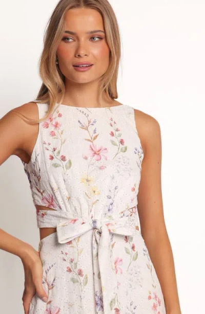 Petal And Pup Petal & Pup Levin Floral Eyelet Cutout Midi Dress