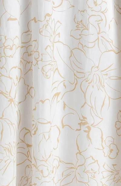 Pietro Brunelli Maternity Maternity Floral Print Hidden Pocket Midi Olivia Skirt In Soft Fine Lines