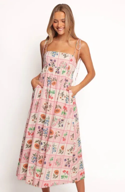 Petal And Pup Petal & Pup Simona Sleeveless Maxi Sundress In Pink