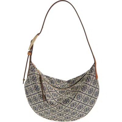 Tory Burch Small T Monogram Jacquard Balloon Bag