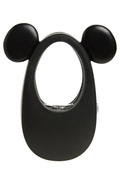 Coperni Mickey Mini Swipe Purse In Black
