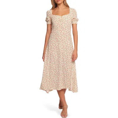 Petal And Pup Petal & Pup Franklin Floral Midi Dress In Multi