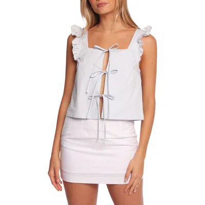 Petal And Pup Petal & Pup Fresca Tie Front Tank In White