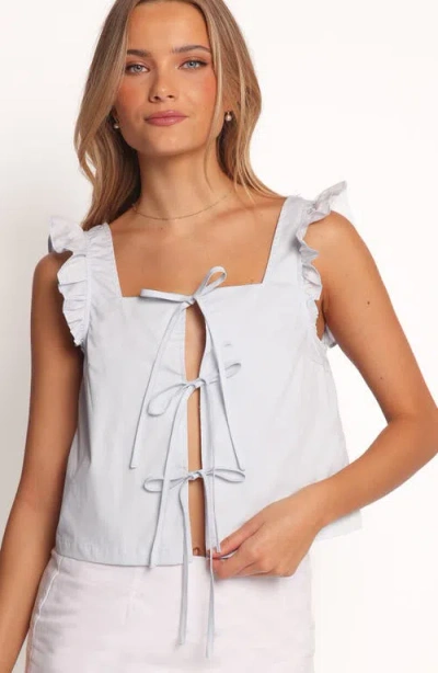 Petal And Pup Petal & Pup Fresca Tie Front Tank In White