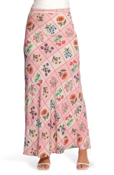 Petal And Pup Petal & Pup Brinley Floral Maxi Skirt In Pink