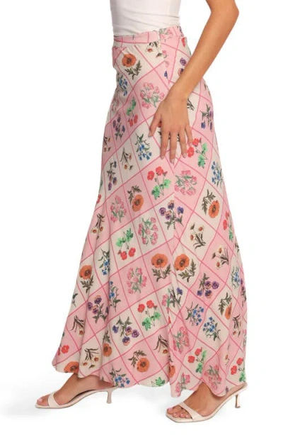 Petal And Pup Petal & Pup Brinley Floral Maxi Skirt In Pink