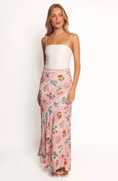 Petal And Pup Petal & Pup Brinley Floral Maxi Skirt In Pink
