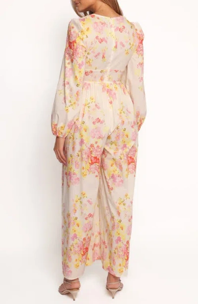 Petal And Pup Petal & Pup Celestine Floral Long Sleeve Cotton Jumpsuit
