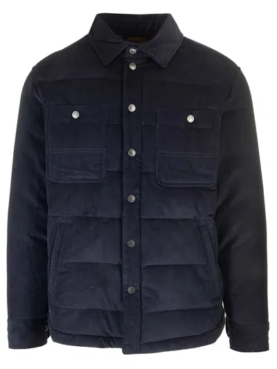 Valstar Padded Corduroy Jacket Jackets Blue