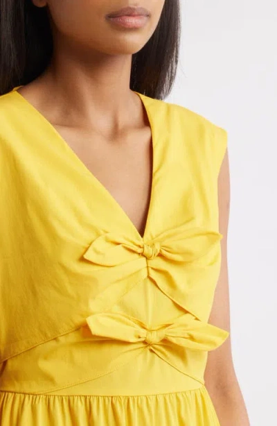 Anne Klein Modern Midi Dress In Yellow