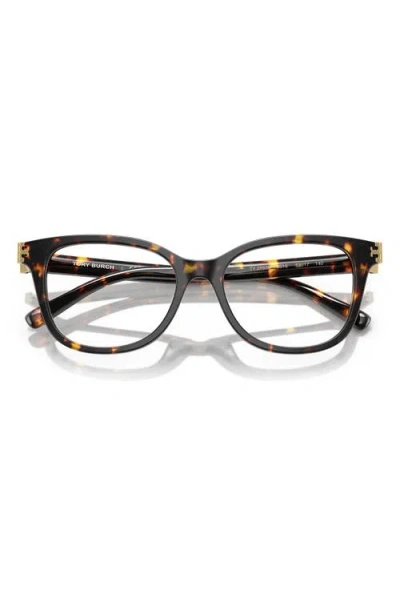 Tory Burch 53mm Square Optical Glasses In Multi