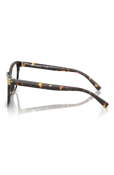 Tory Burch 53mm Square Optical Glasses In Multi