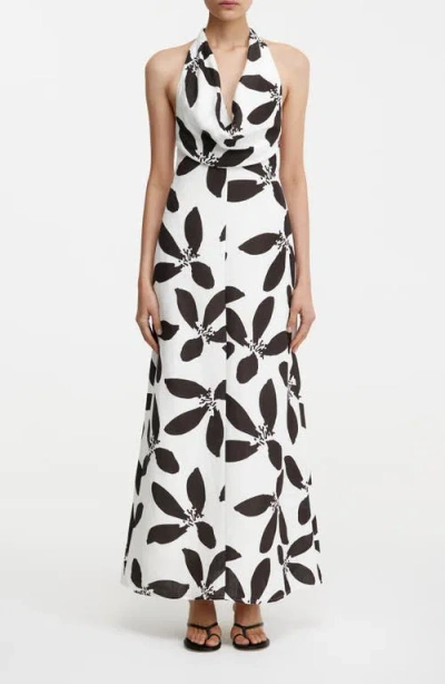 Significant Other Jennifer Print Halter Maxi Dress
