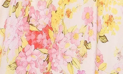 Petal And Pup Petal & Pup Delaney Floral Puff Sleeve Maxi Dress In Neutral