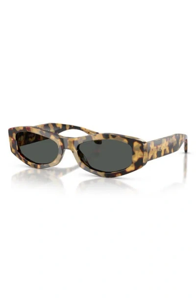 Versace 54mm Irregular Sunglasses