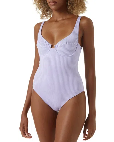Melissa Odabash Underwire One Piece Swimsuit In Lavender In Purple