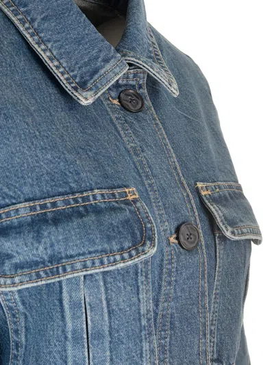 Frame Safari Belted Denim Jacket
