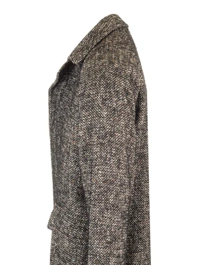 Tagliatore Unlined Tweed Coat Coats Grey