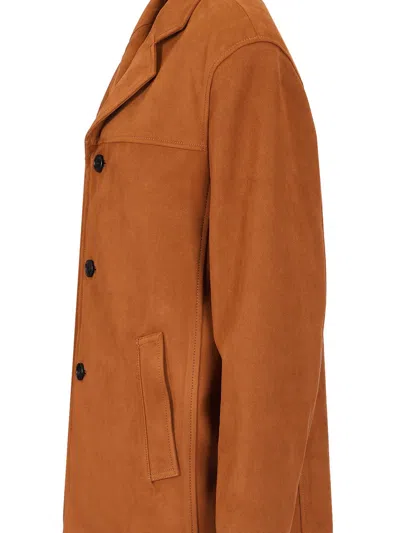 Dunst Vegan Suede Jacket Jackets Brown