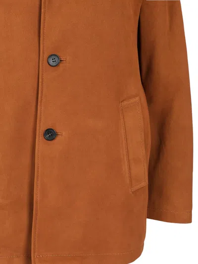 Dunst Vegan Suede Jacket Jackets Brown