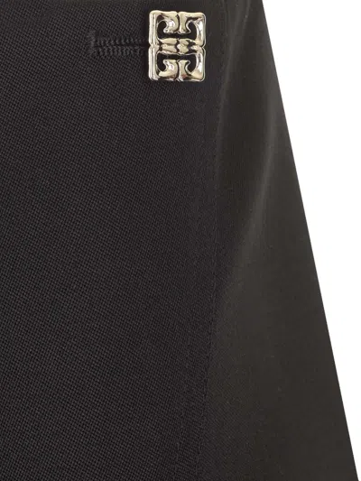 Givenchy Skirt In Wool With 4g Detail