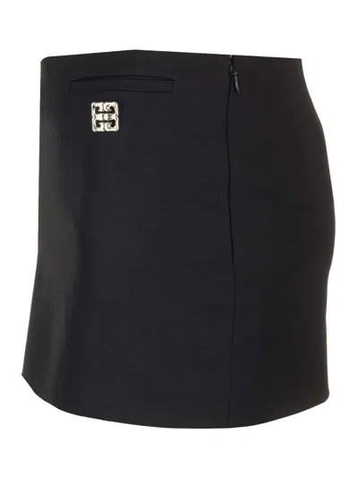 Givenchy Wool Mini Skirt Skirts Black