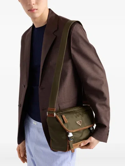 Prada Medium Triangle-logo Shoulder Bag