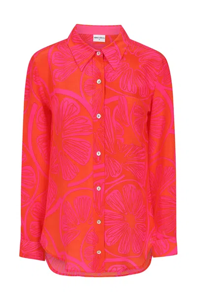 Mercy Delta Women's Pink / Purple / Yellow Goodwood Limoncello Pompelmo Shirt In Multi