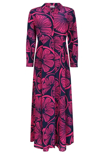 Mercy Delta Women's Pink / Purple Rosedene Limoncello Amalfi Dress In Multi