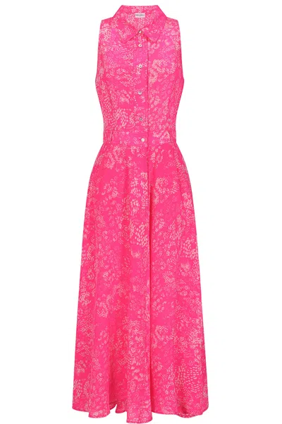 Mercy Delta Women's Pink / Purple Penrose Capri Fragola Dress In Multi