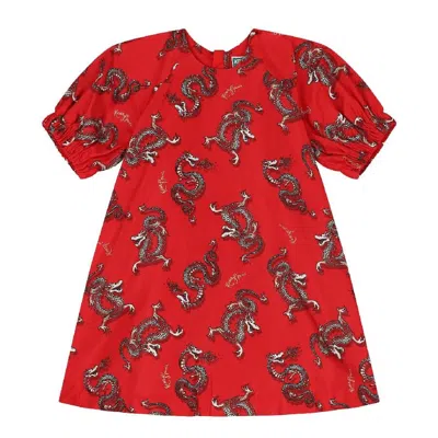 Kenzo Graphic-print Short-sleeve Dress